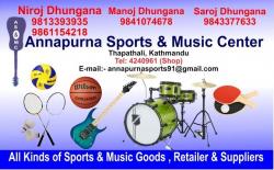 Annapurna Sports And Music Center