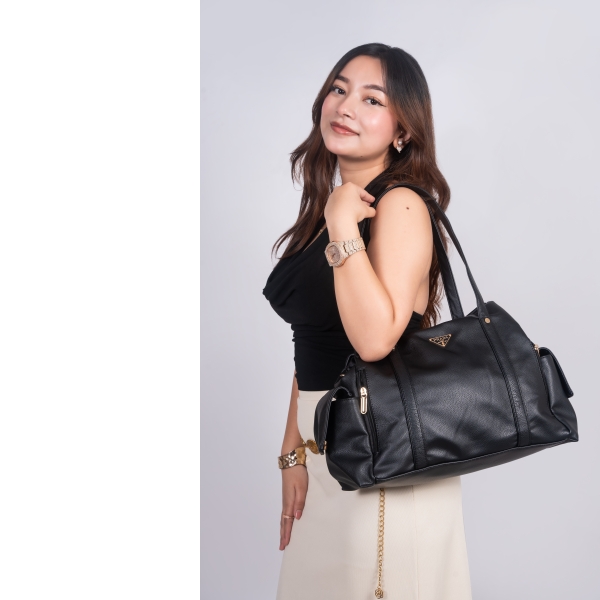 Double Chain Office Bag for Ladies
